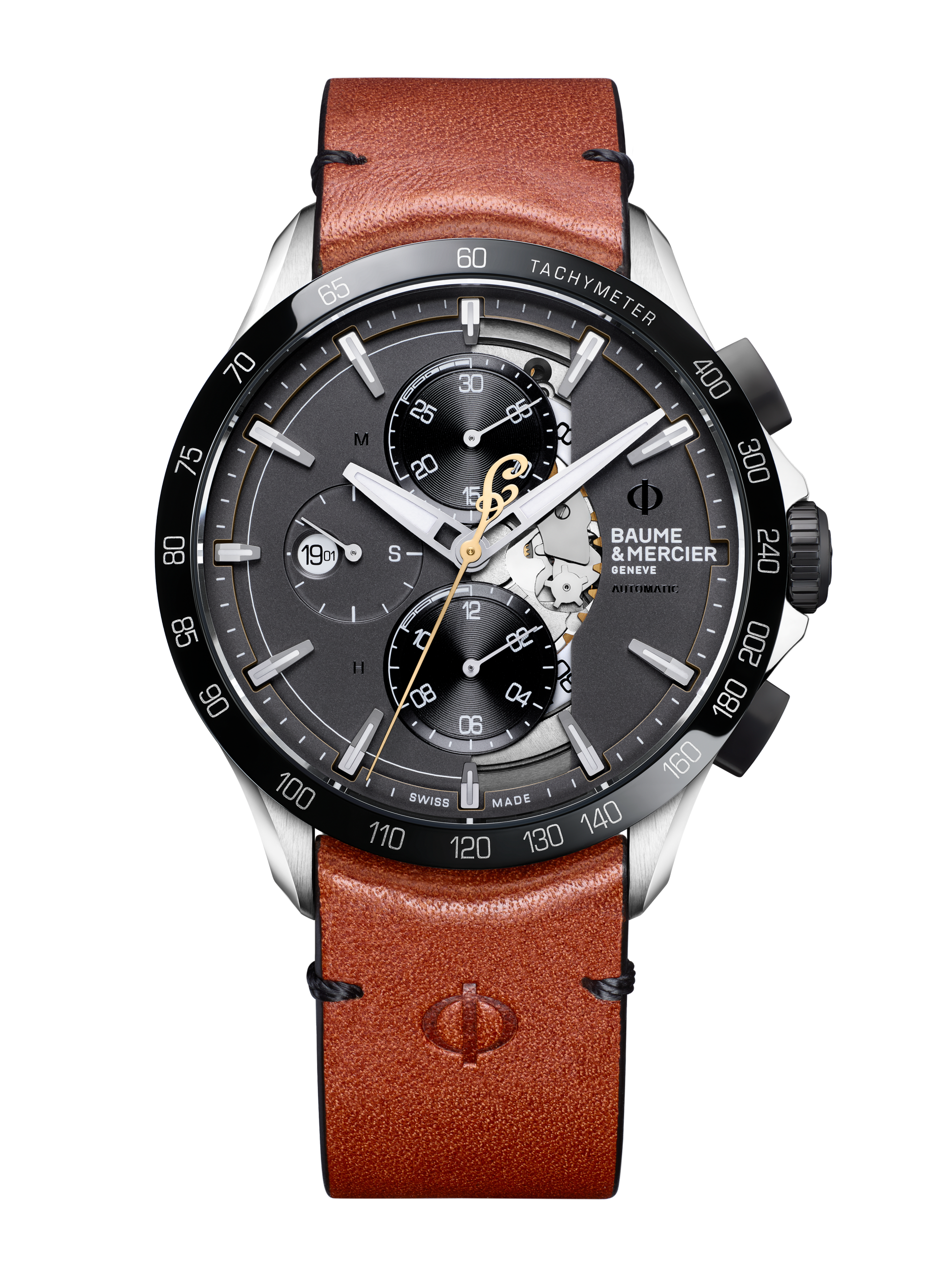 名士表(Baume & Mercier)Clifton Club 10402 男士腕表 Front
