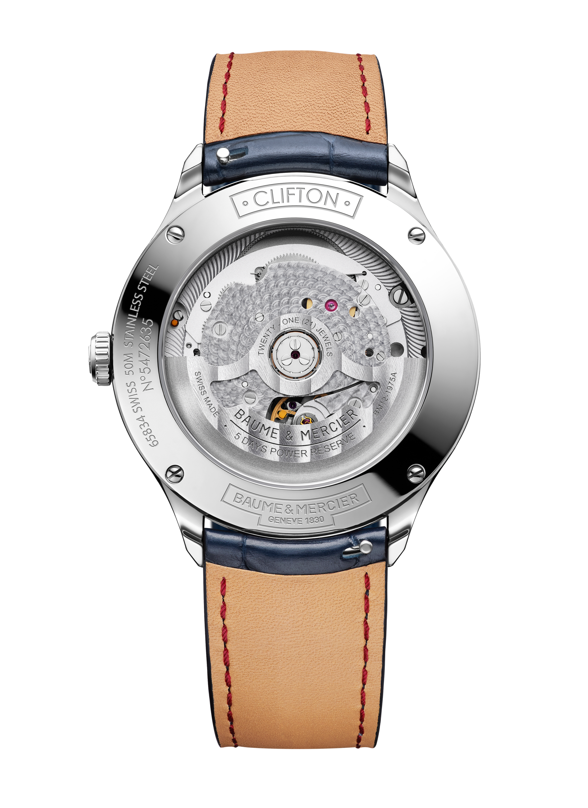 名士表(Baume & Mercier)Clifton 10398 男士腕表 Back