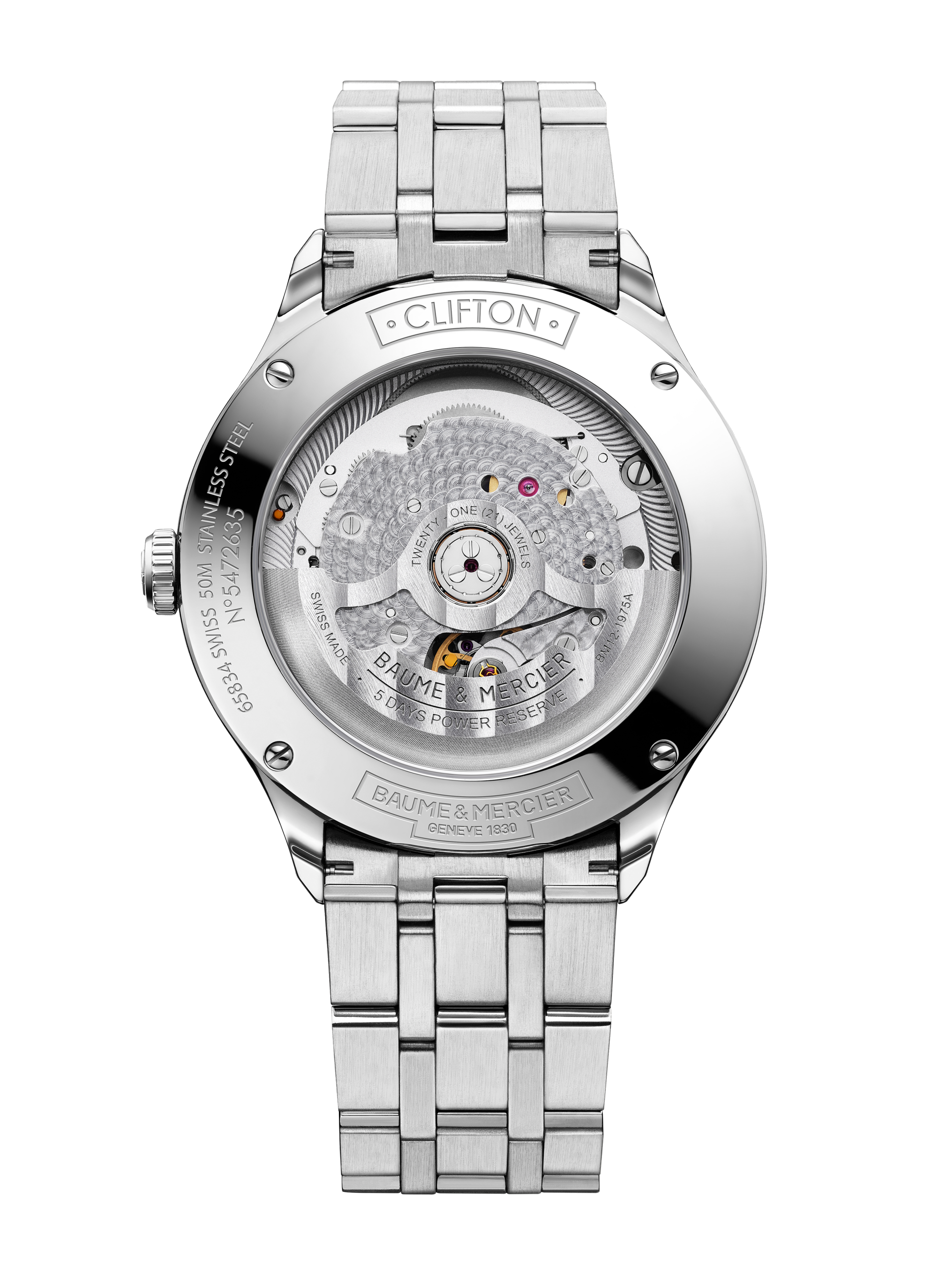 名士表(Baume & Mercier)Clifton 10400 男士腕表 Back