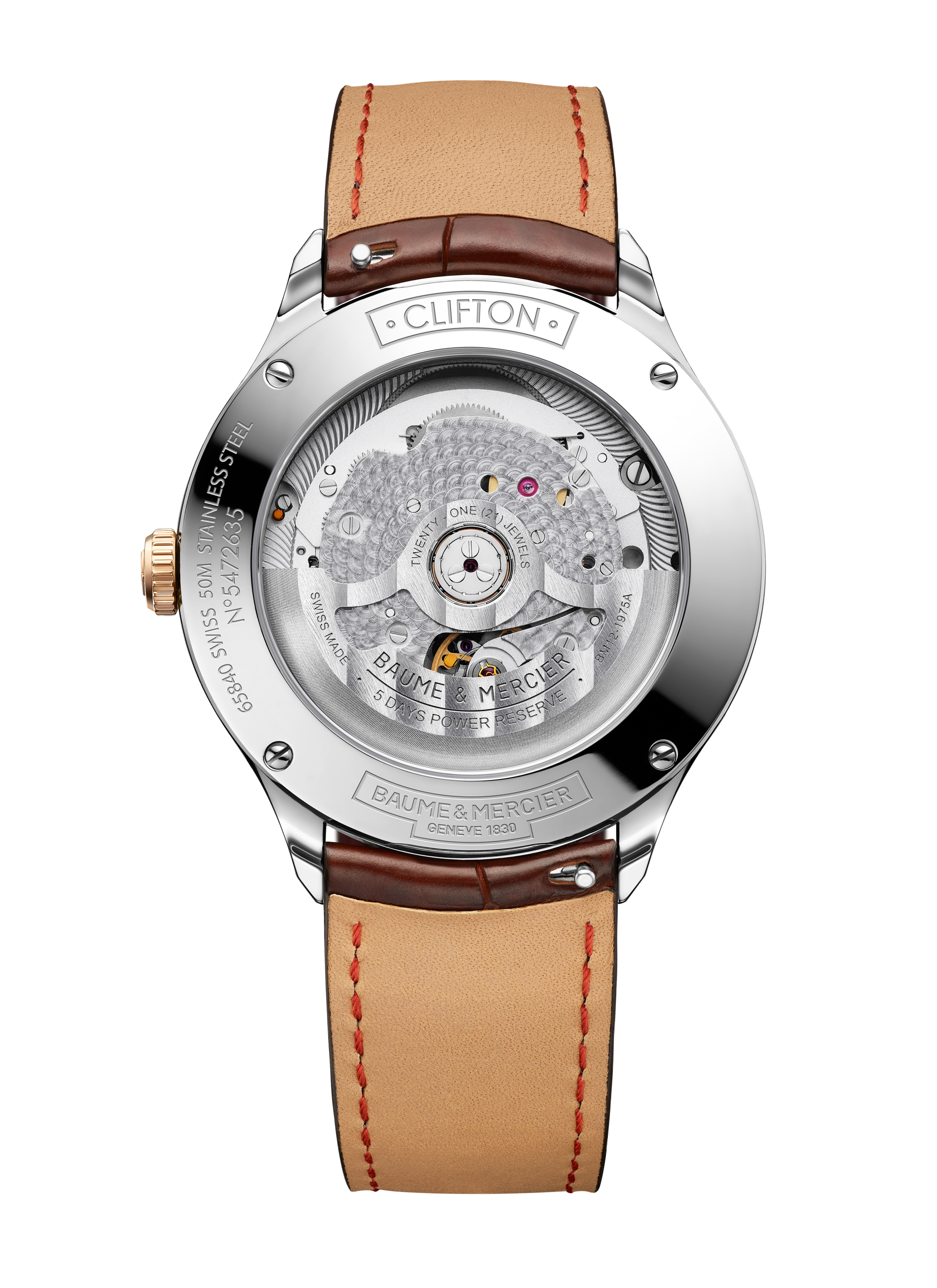 名士表(Baume & Mercier)Clifton 10401 男士腕表 Back