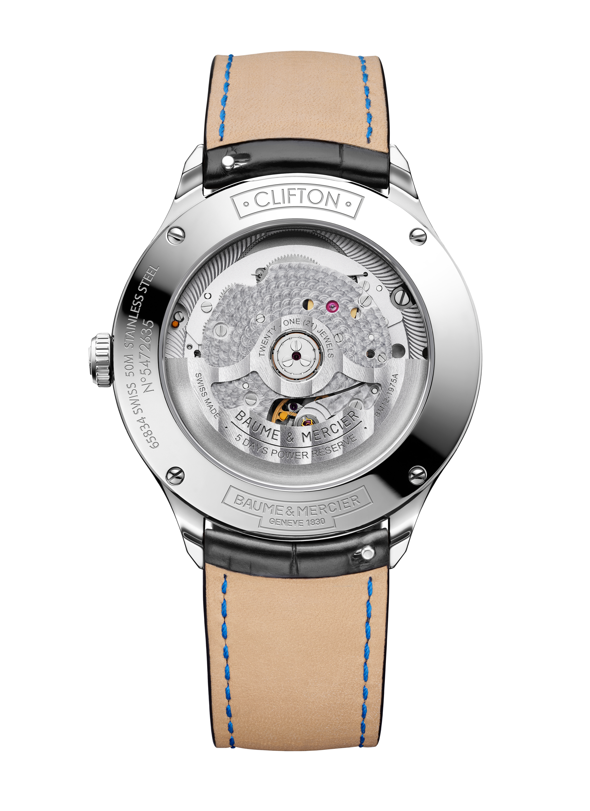 名士表(Baume & Mercier)Clifton 10436 男士腕表 Back