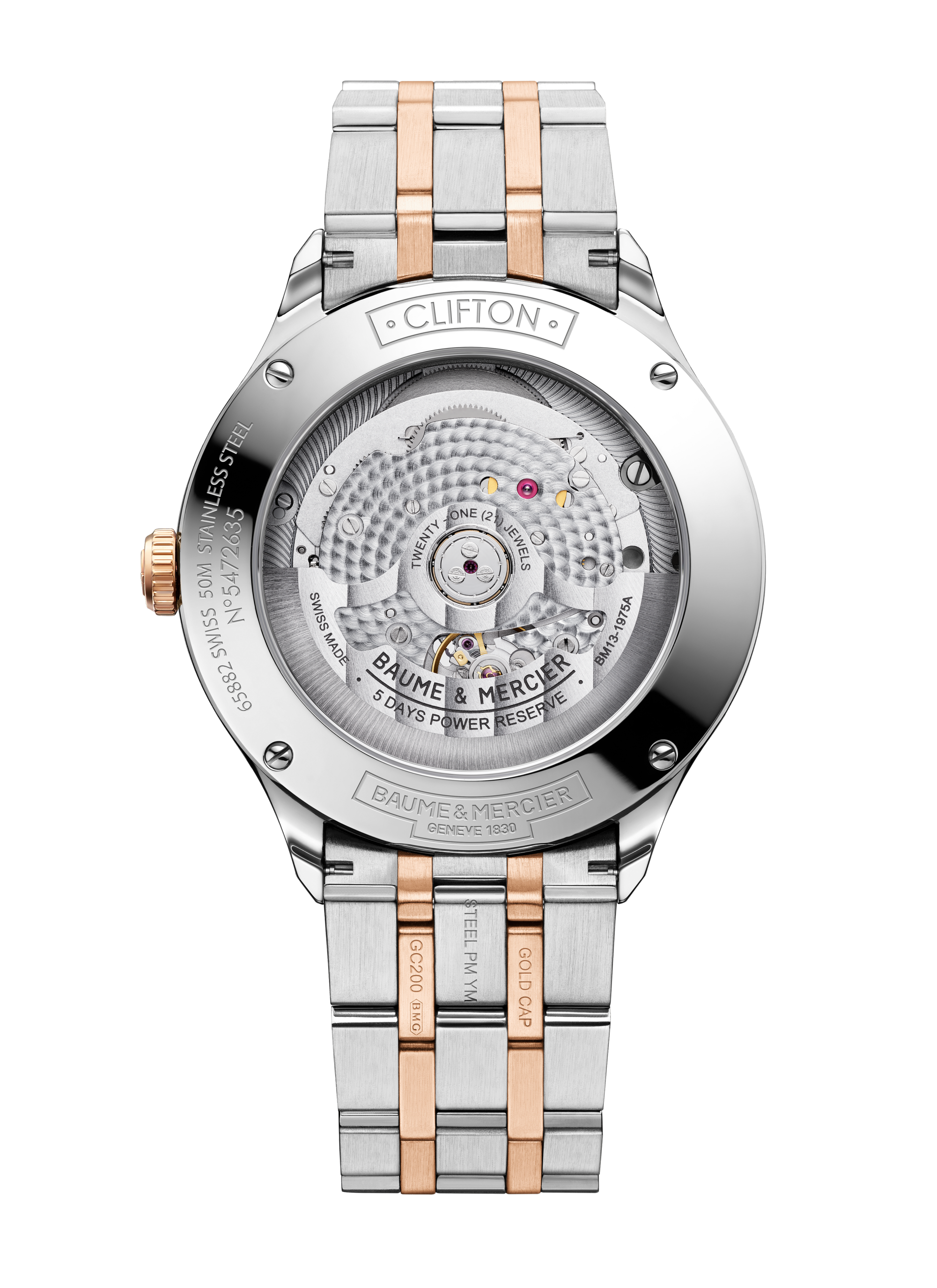 名士表（Baume & Mercier）Clifton 10458 男士腕表 Back