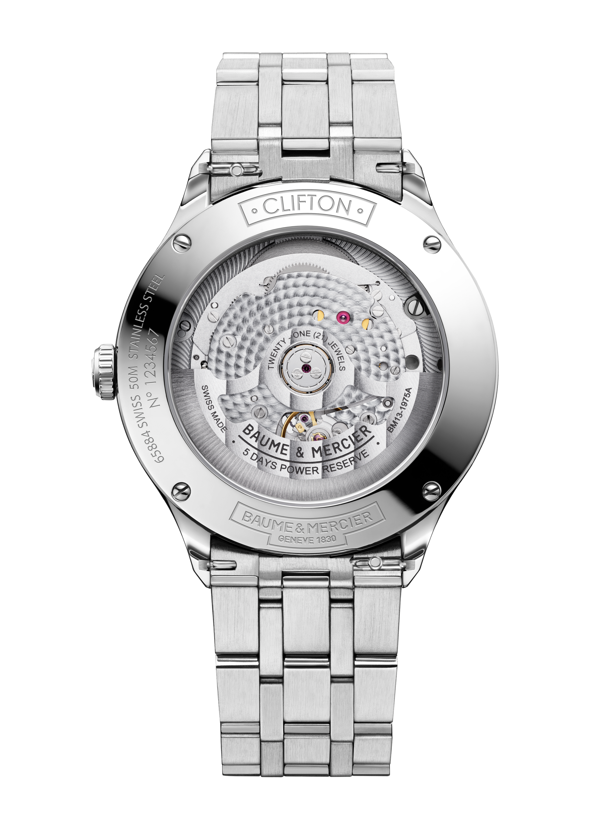 名士表（Baume & Mercier）Clifton 10551 男士腕表 Back