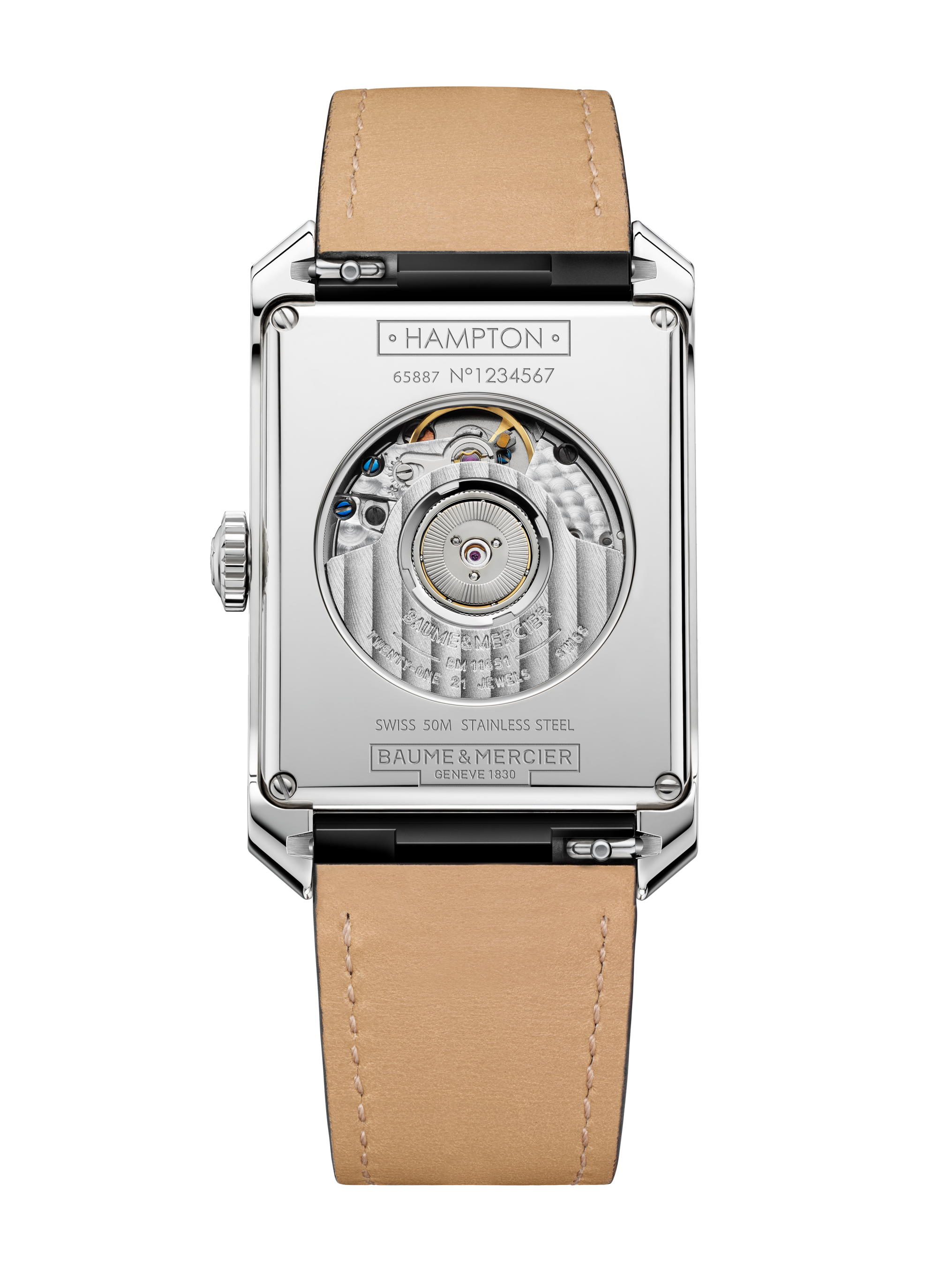 名士表(Baume & Mercier)Hampton 10523 男士腕表 Back