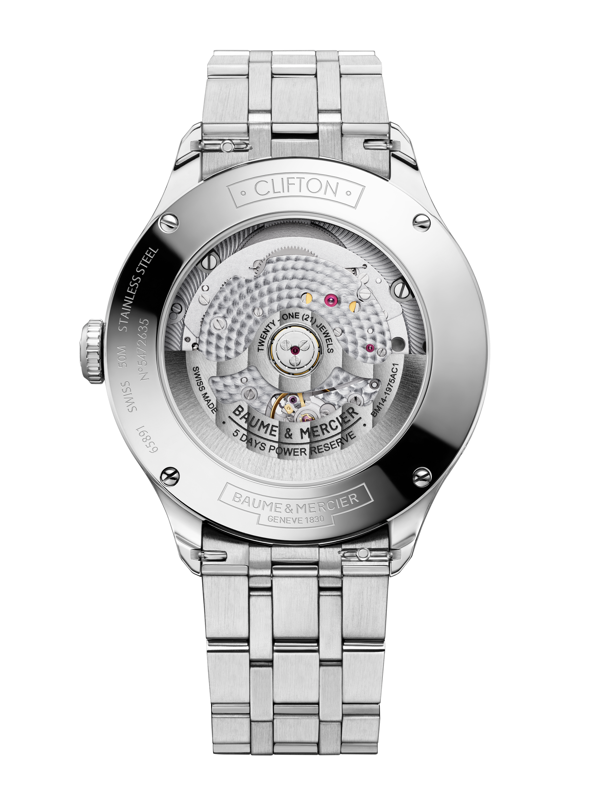 名士表(Baume & Mercier)Clifton 10552 男士腕表 Back