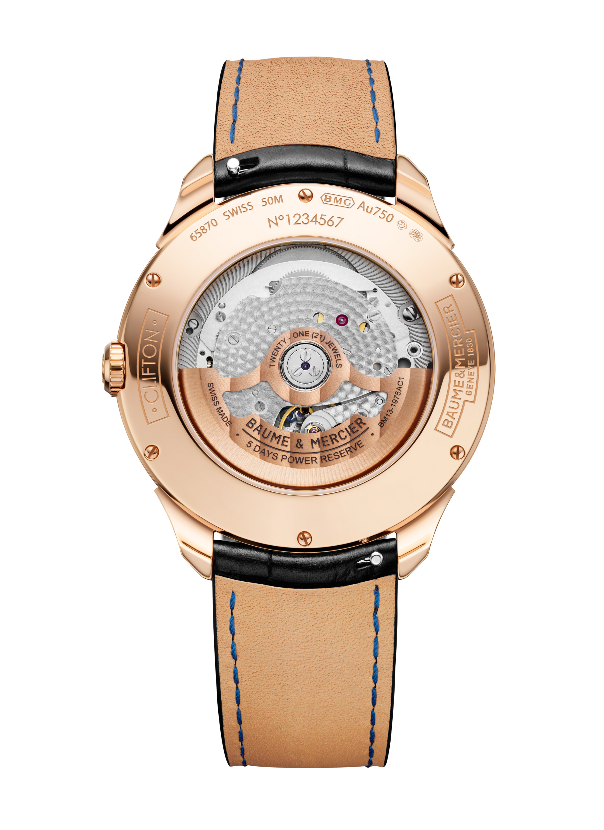 名士表(Baume & Mercier)Clifton 10632 男士腕表 Back