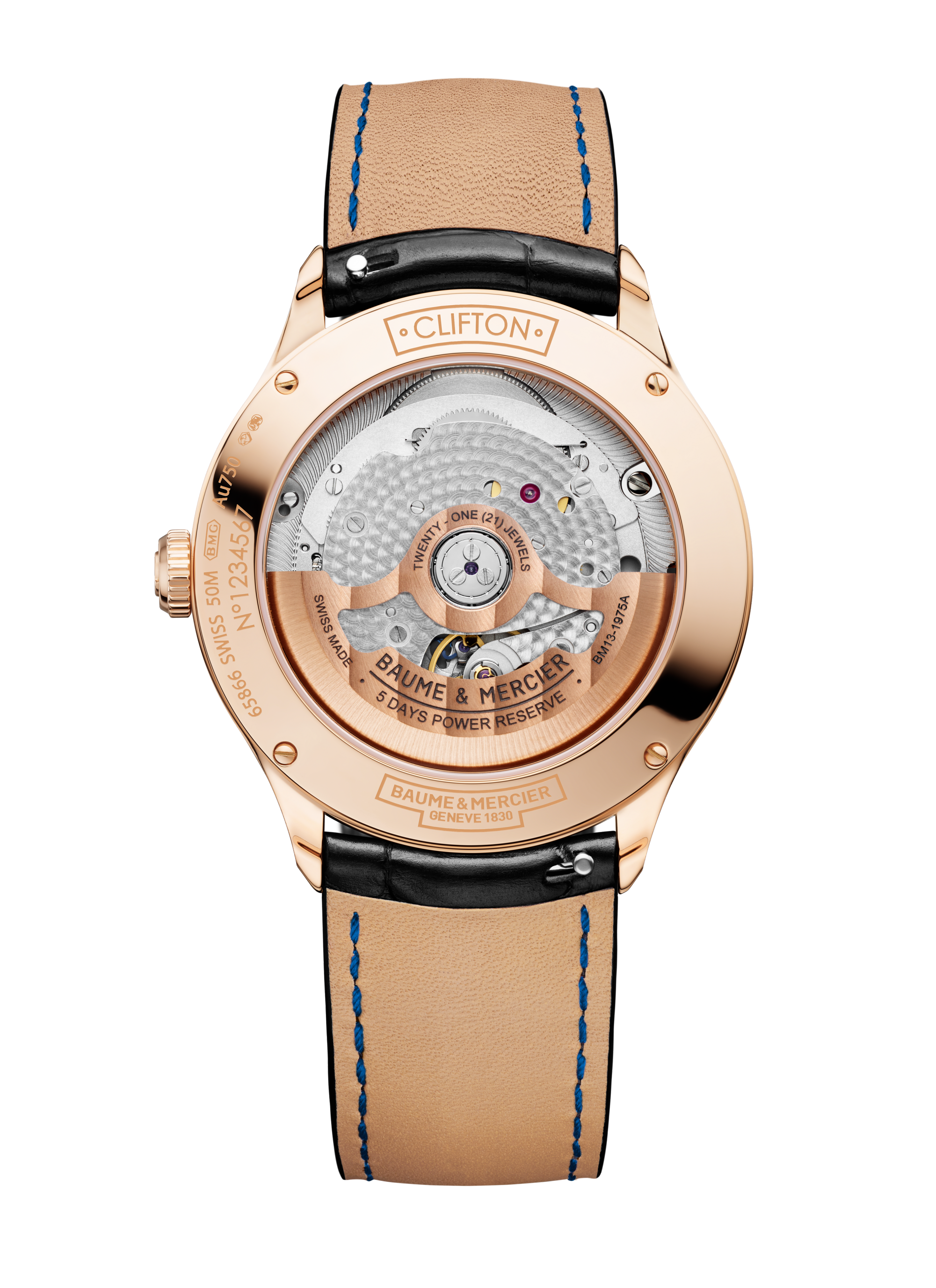 名士表(Baume & Mercier)Clifton 10591 男士腕表 Back