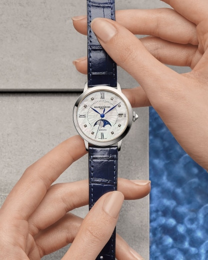 名士表（Baume & Mercier）Classima 10633 女士腕表 Close-Up