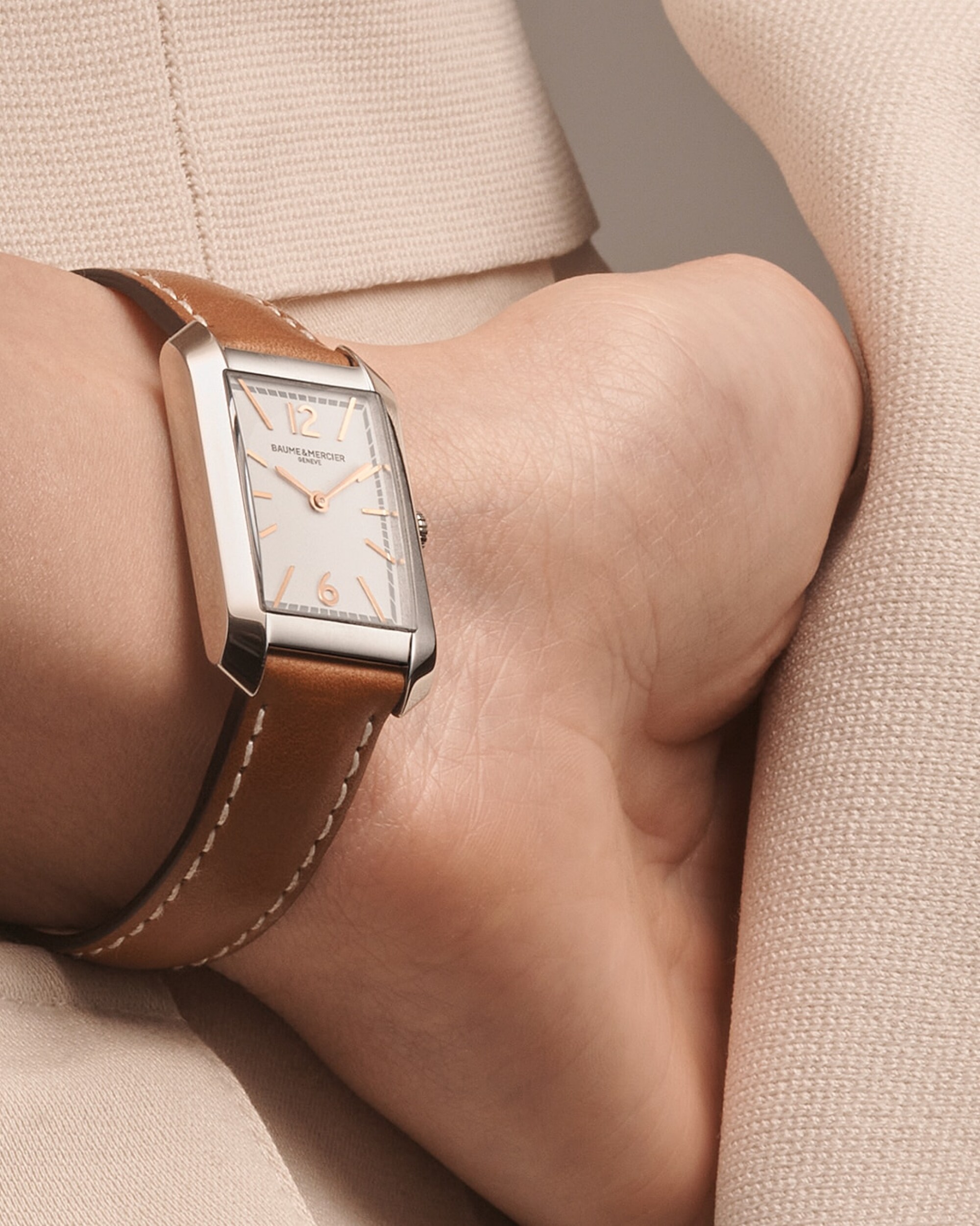 名士表(Baume & Mercier)Hampton 10472 女士腕表 Close-Up
