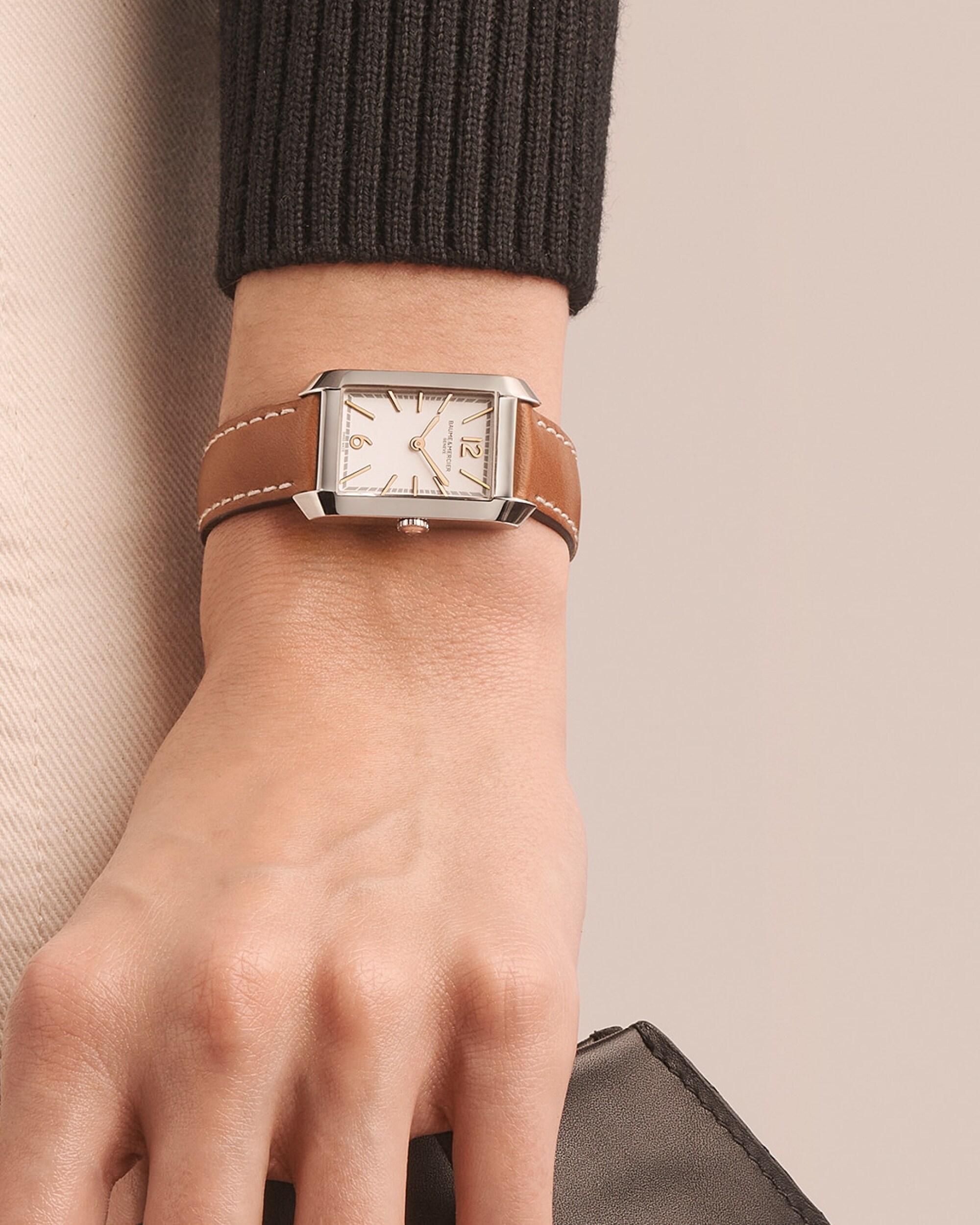 名士表(Baume & Mercier)Hampton 10472 女士腕表 Close-Up