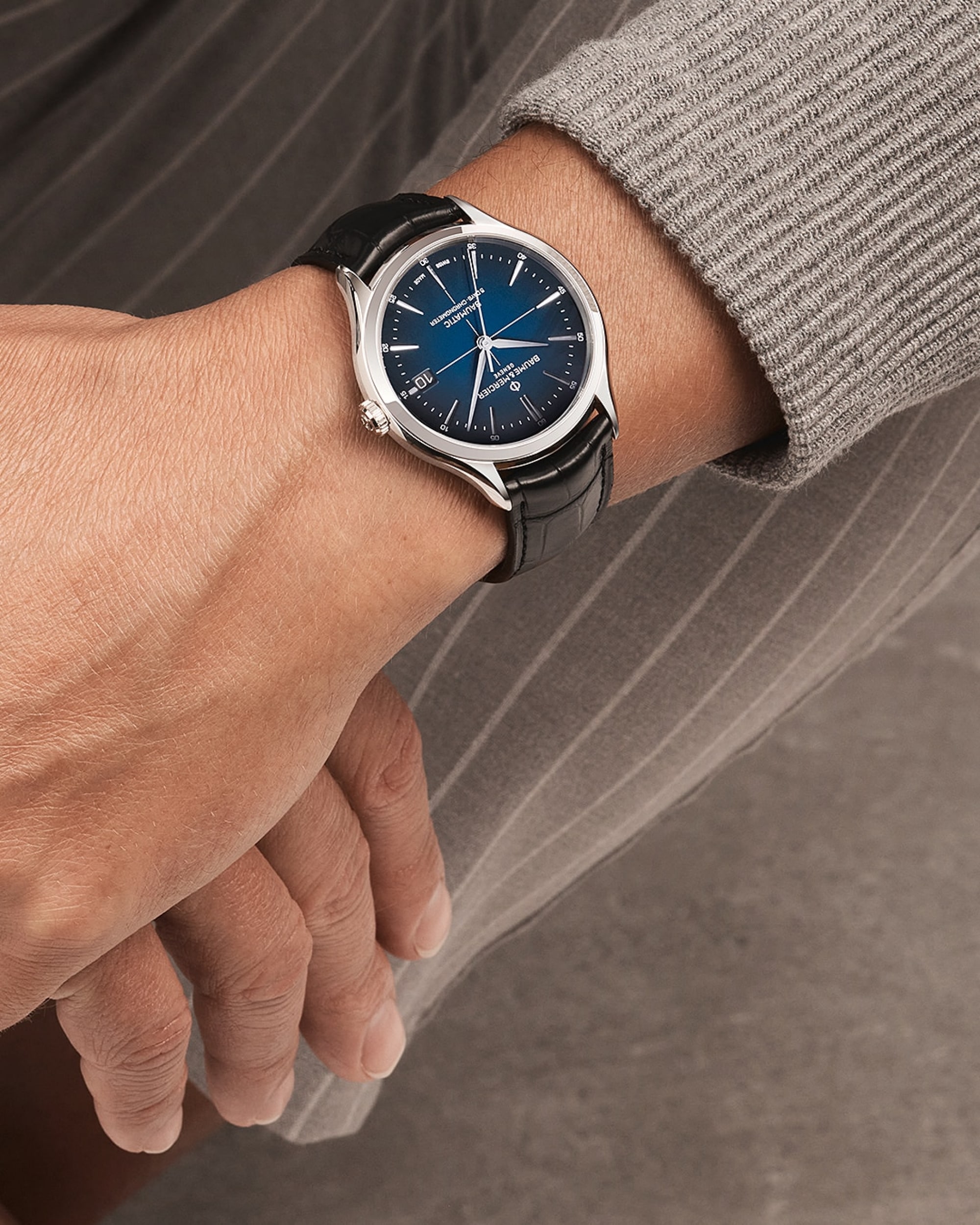 名士表(Baume & Mercier)Clifton 10467 男士腕表 Close-Up