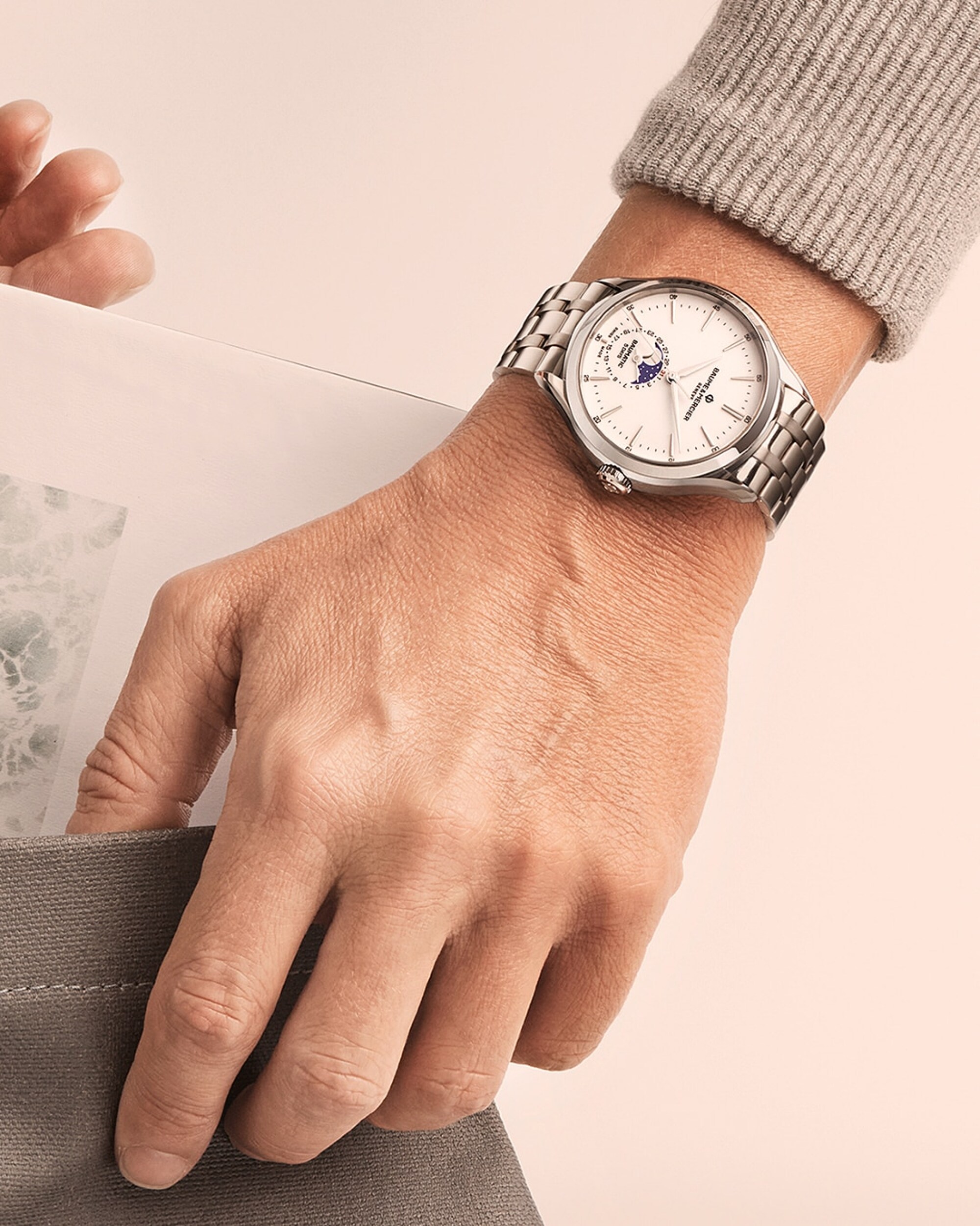 名士表(Baume & Mercier)Clifton 10552 男士腕表 Close-Up