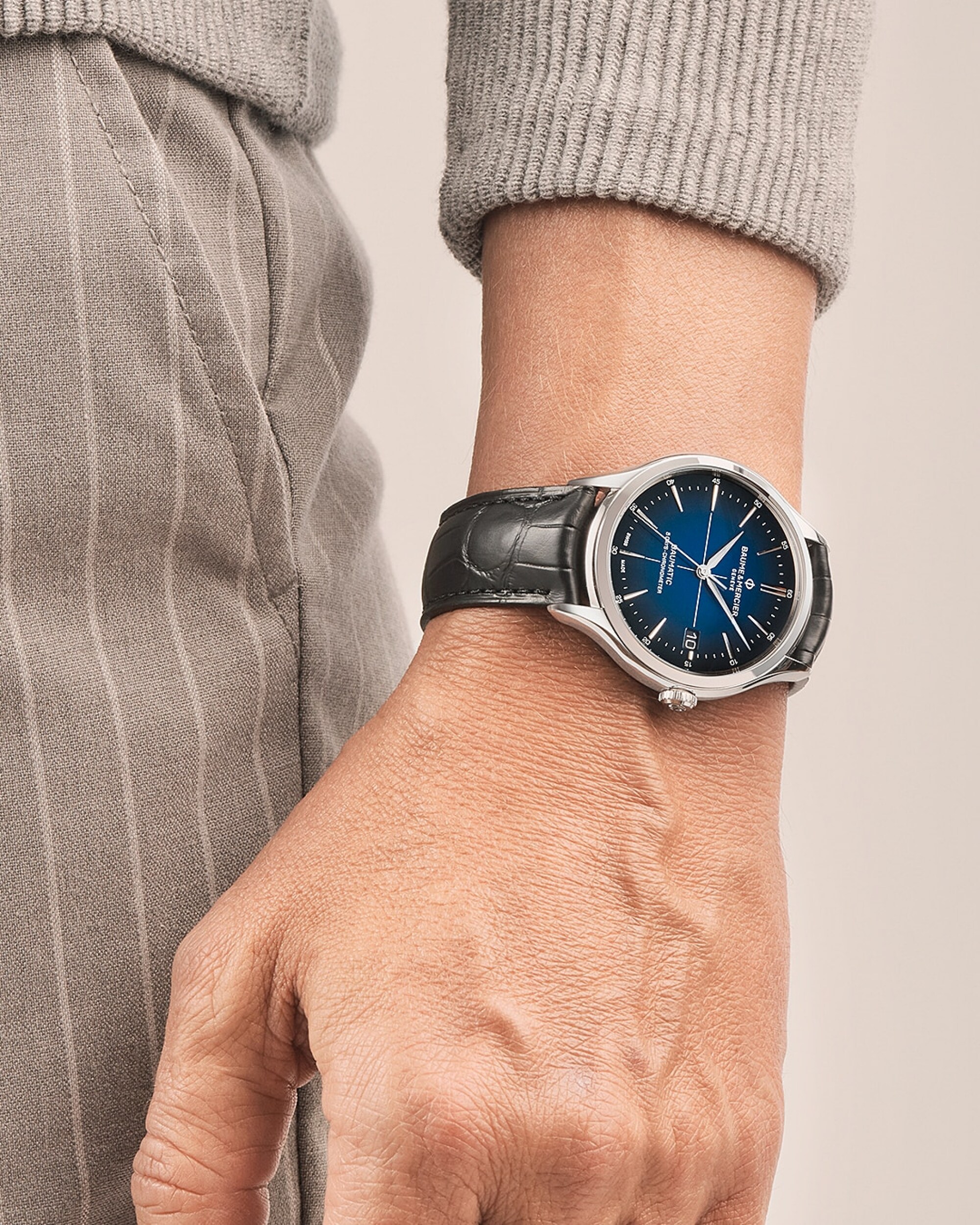 名士表(Baume & Mercier)Clifton 10467 男士腕表 Close-Up
