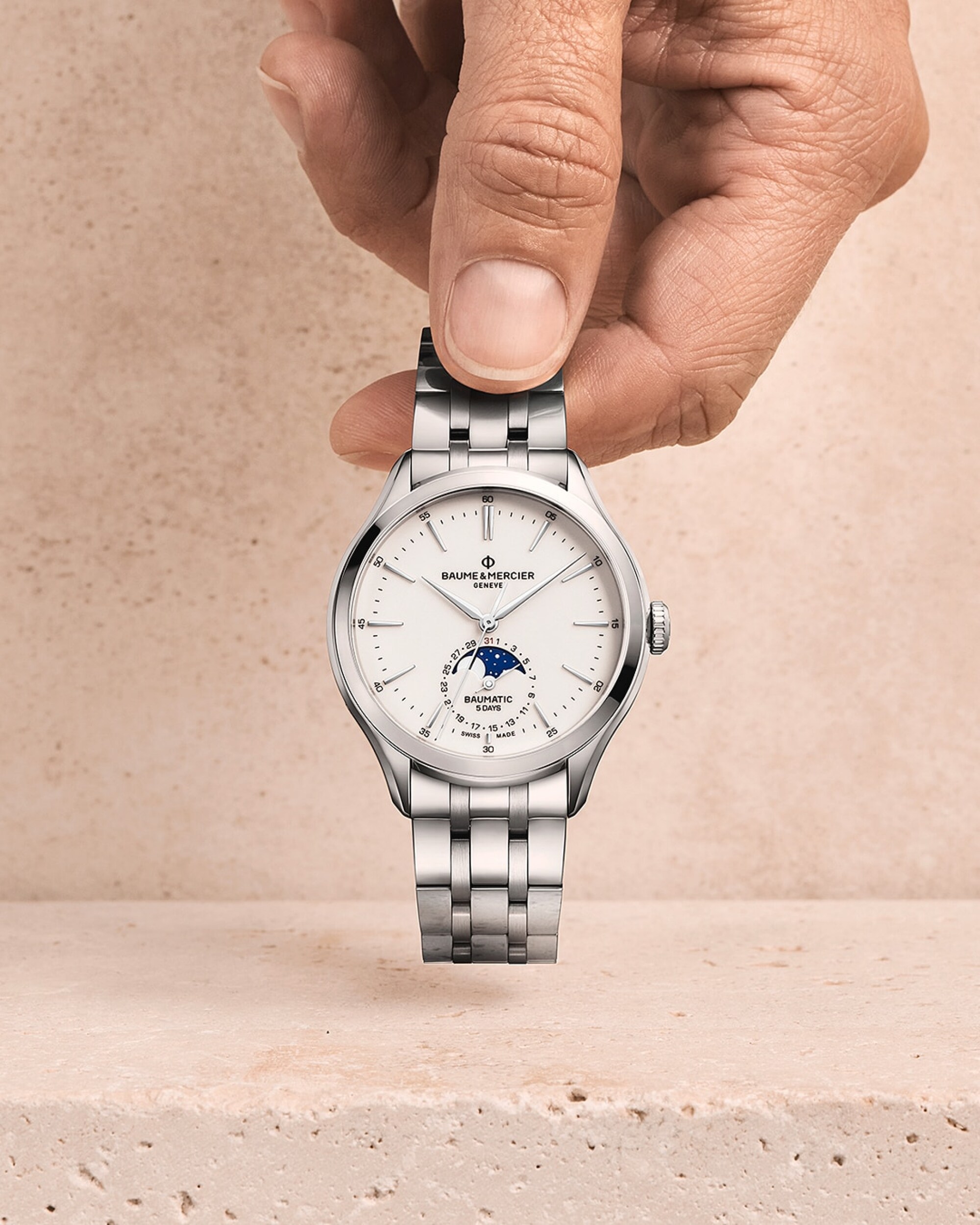 名士表(Baume & Mercier)Clifton 10552 男士腕表 Close-Up