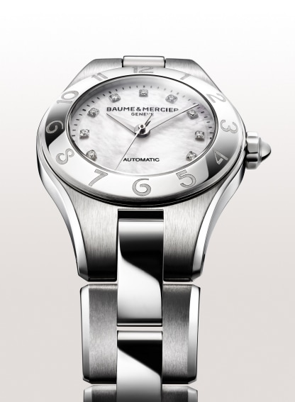 名士表（Baume & Mercier）Linea 10113 女士腕表 Detail Front Low Angle