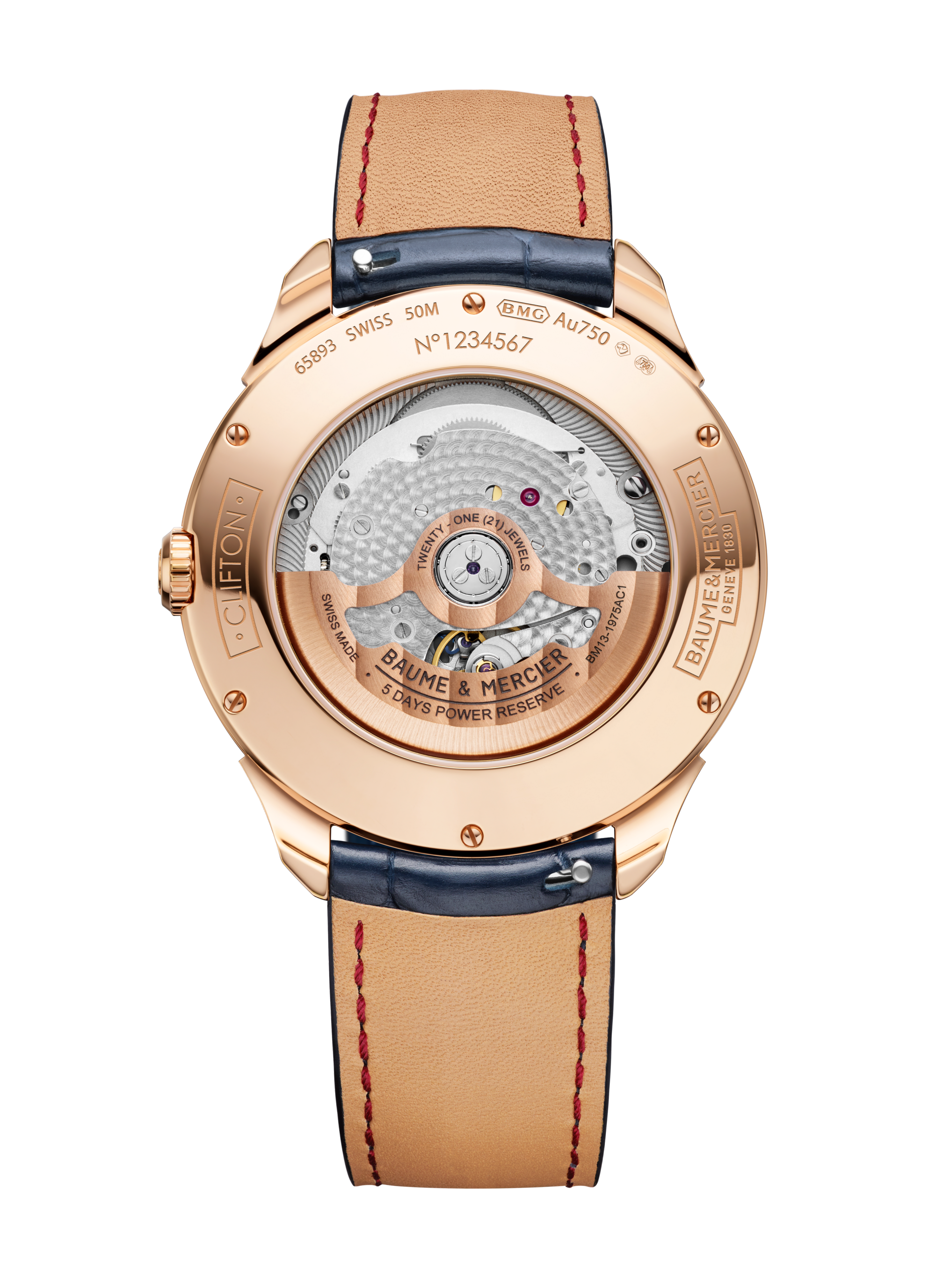 名士表(Baume & Mercier)Clifton 10656 男士腕表 Back
