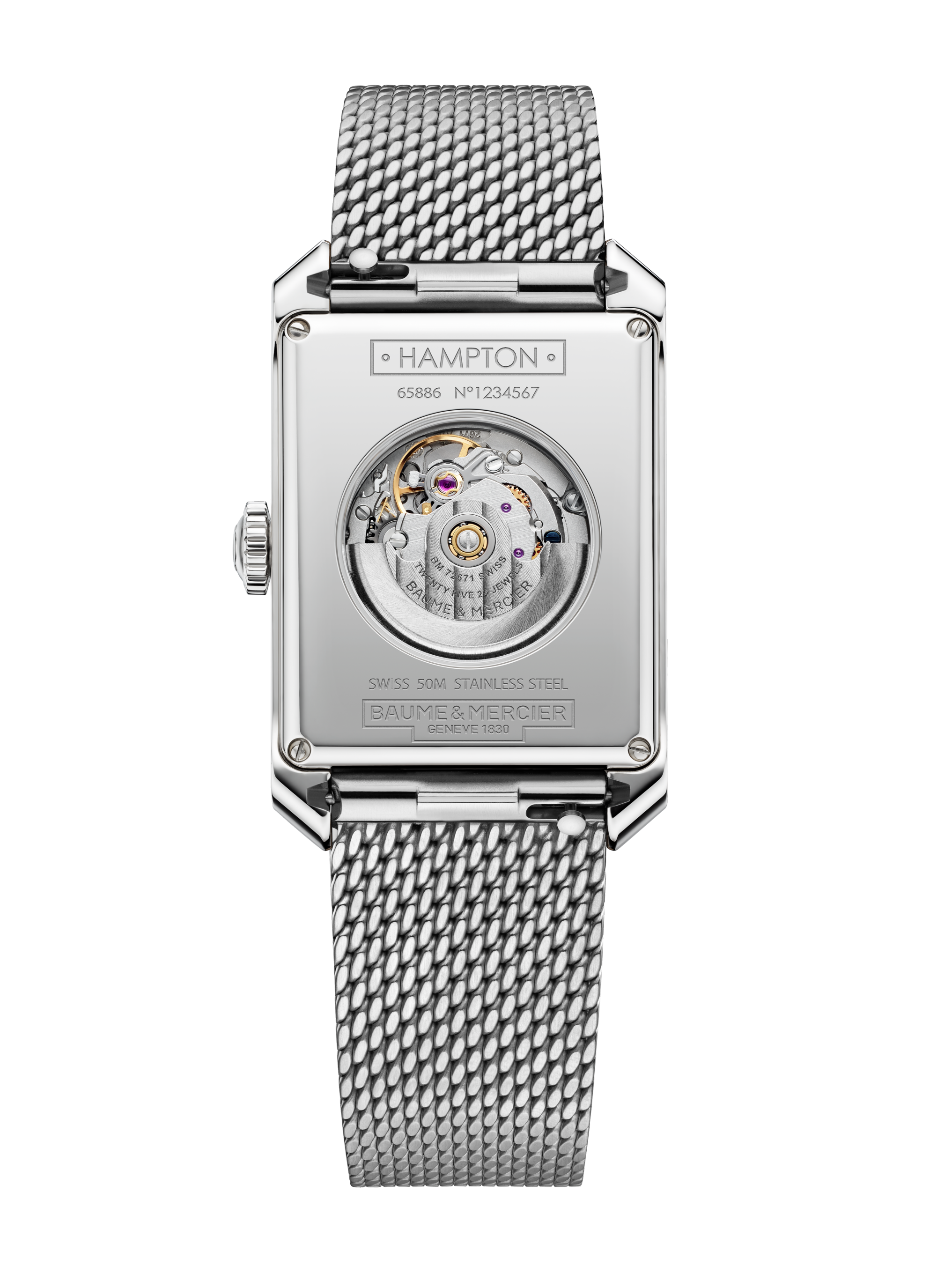 名士表（Baume & Mercier）Hampton 10672 男士腕表 Back