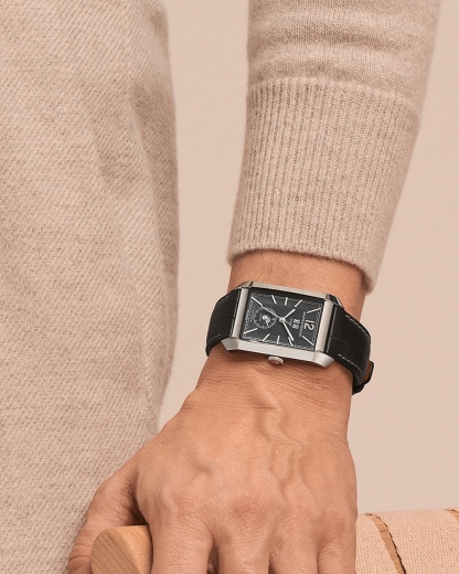 名士表（Baume & Mercier）Hampton 10666 男士腕表 Close-Up