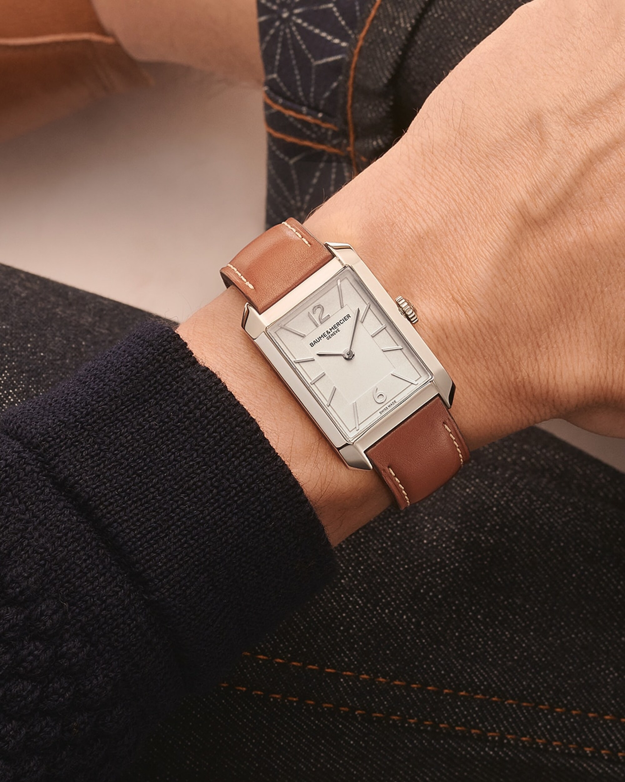 名士表(Baume & Mercier)Hampton 10670 男士腕表 Close-Up