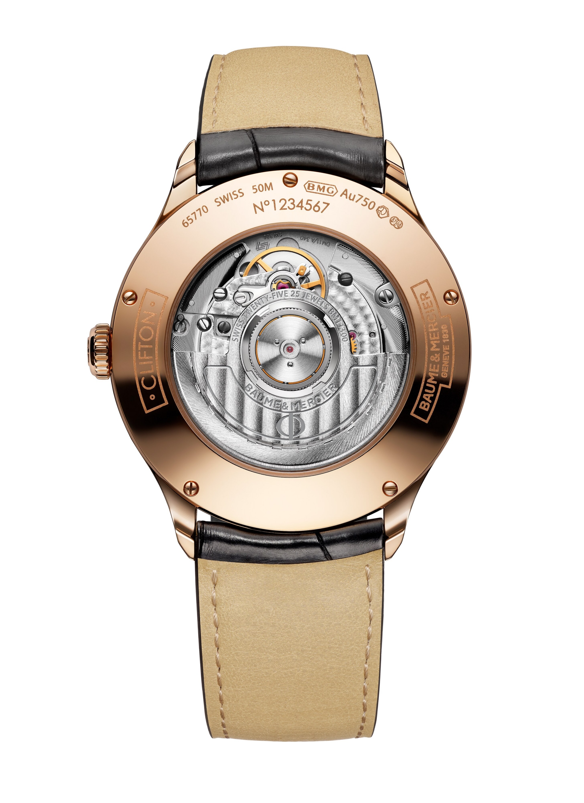 名士表(Baume & Mercier)Clifton 10194 男士腕表 Back