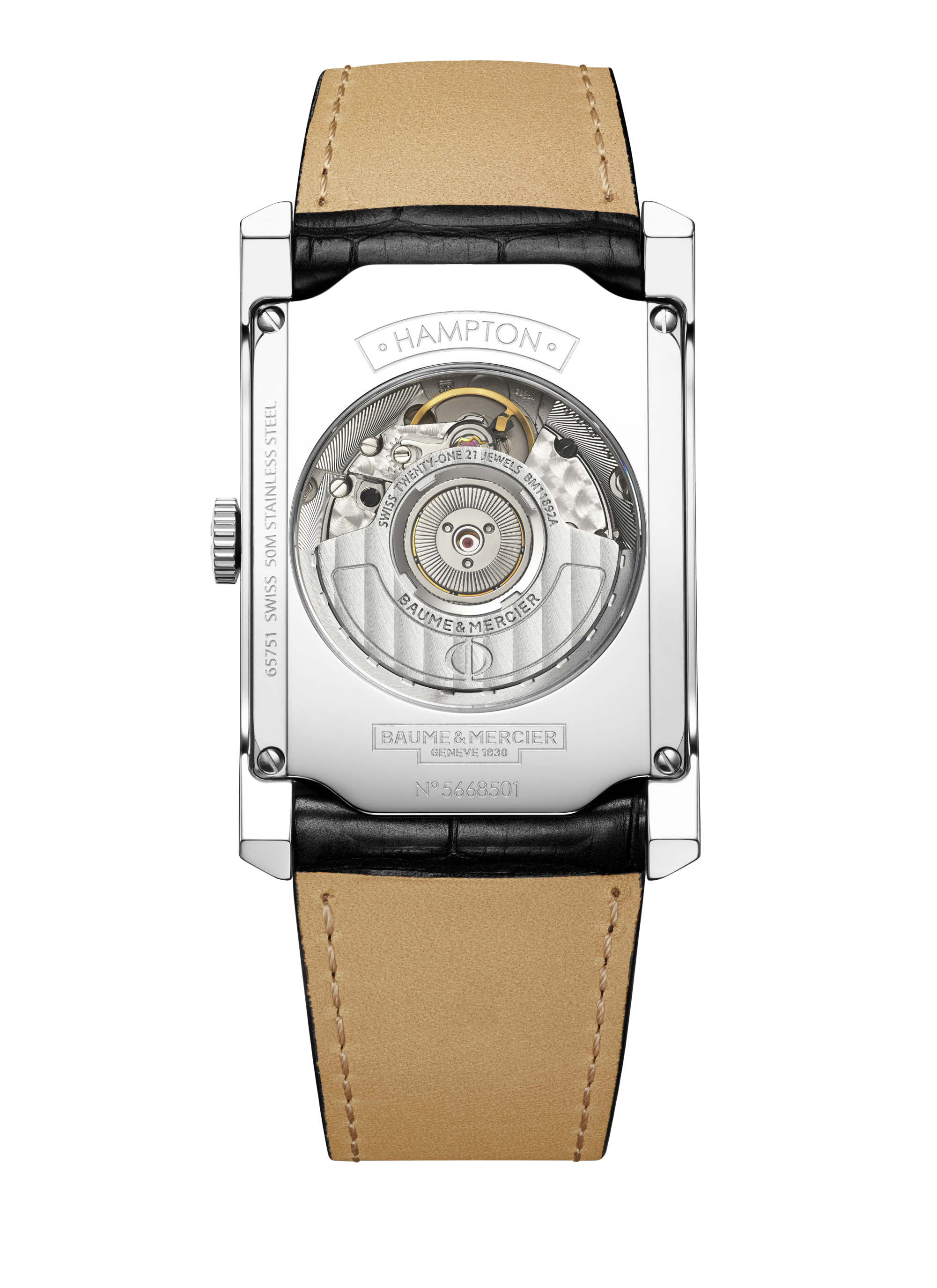 名士表(Baume & Mercier)Hampton 10155 男士腕表 Back
